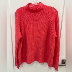 Vineyard Vines Vibrant Red Cowl Neck Sweater